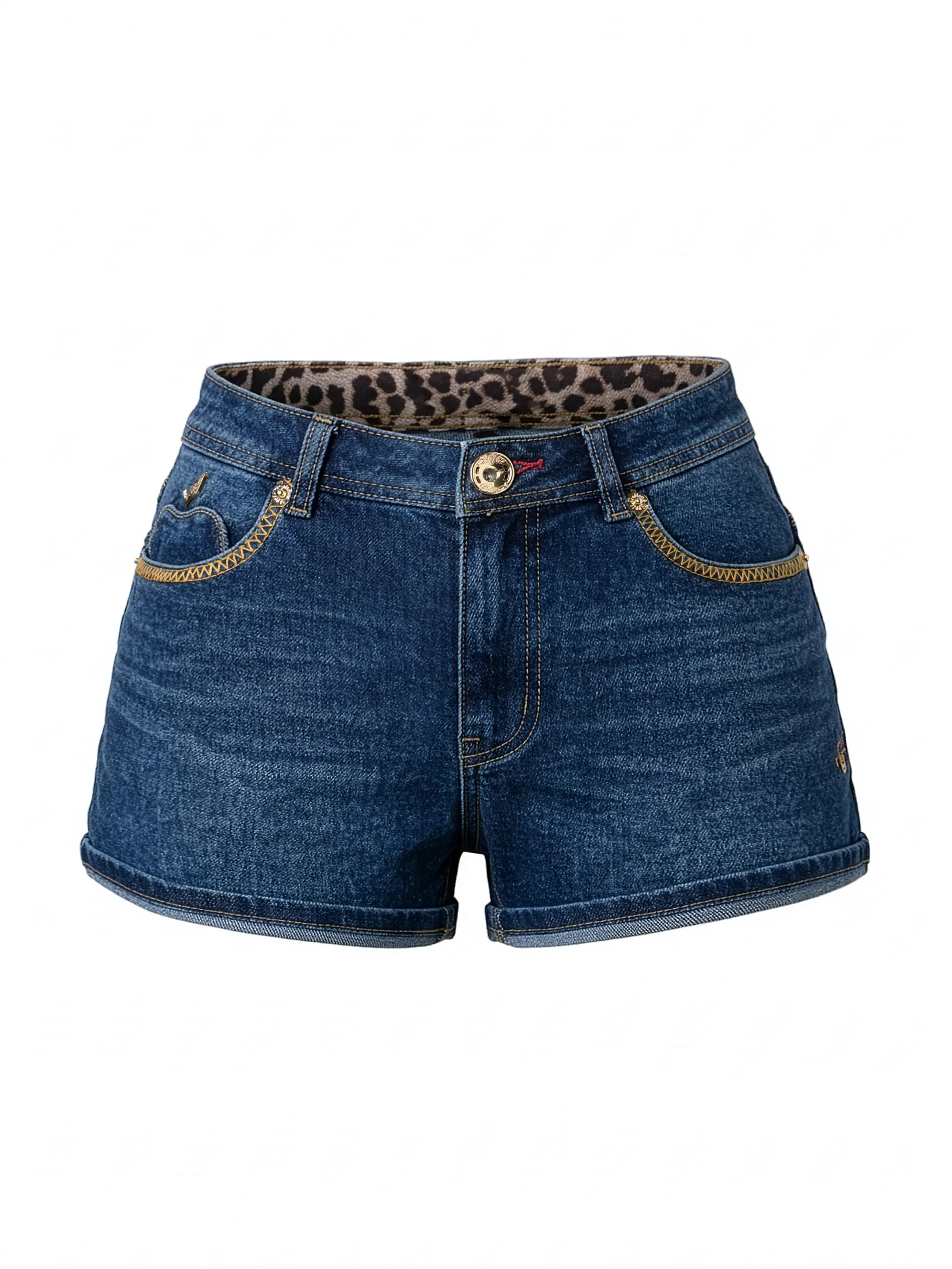 Apple Pocket Short with Studs - Image 3