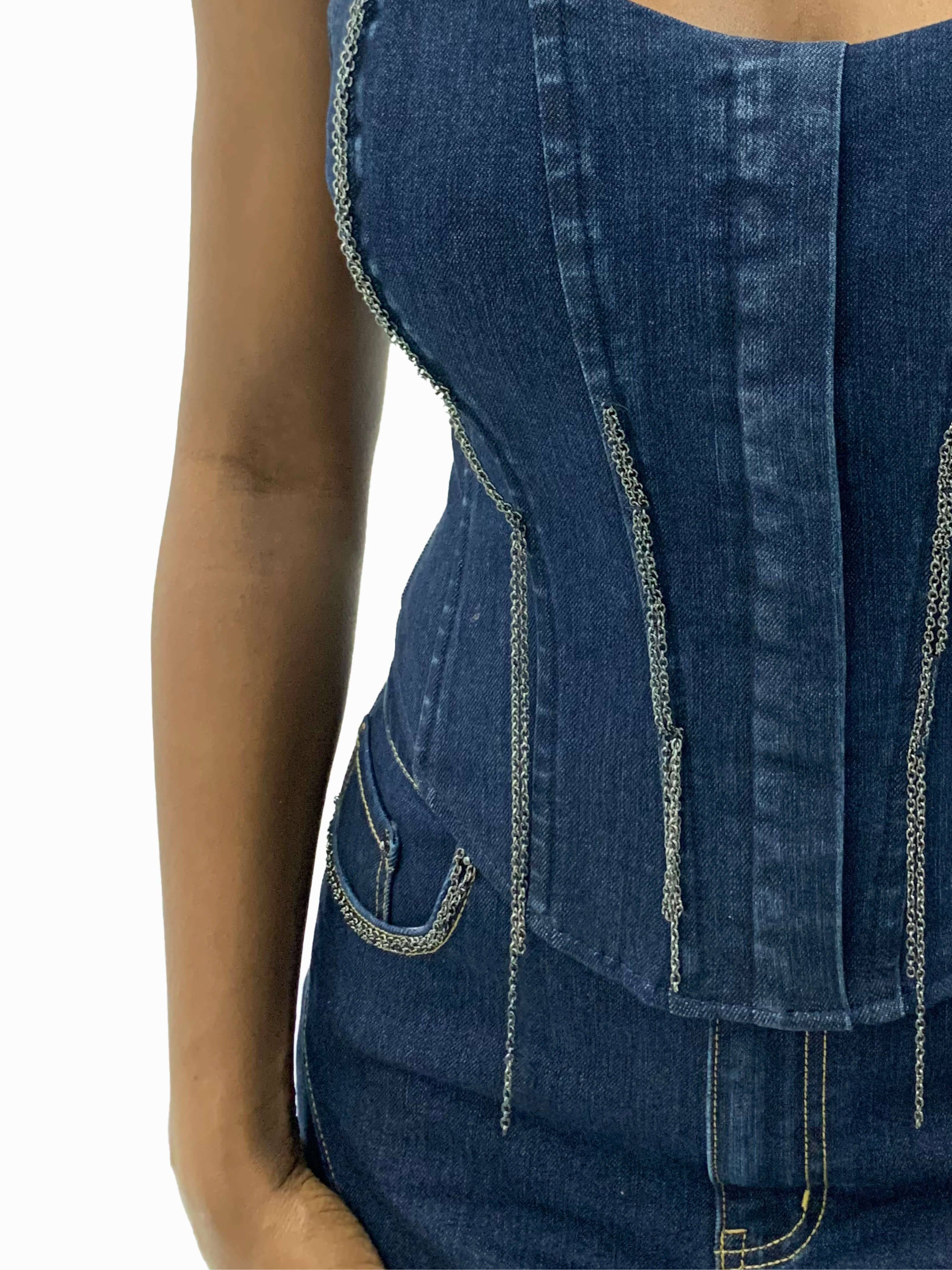 Chain Link Bustier - Image 4