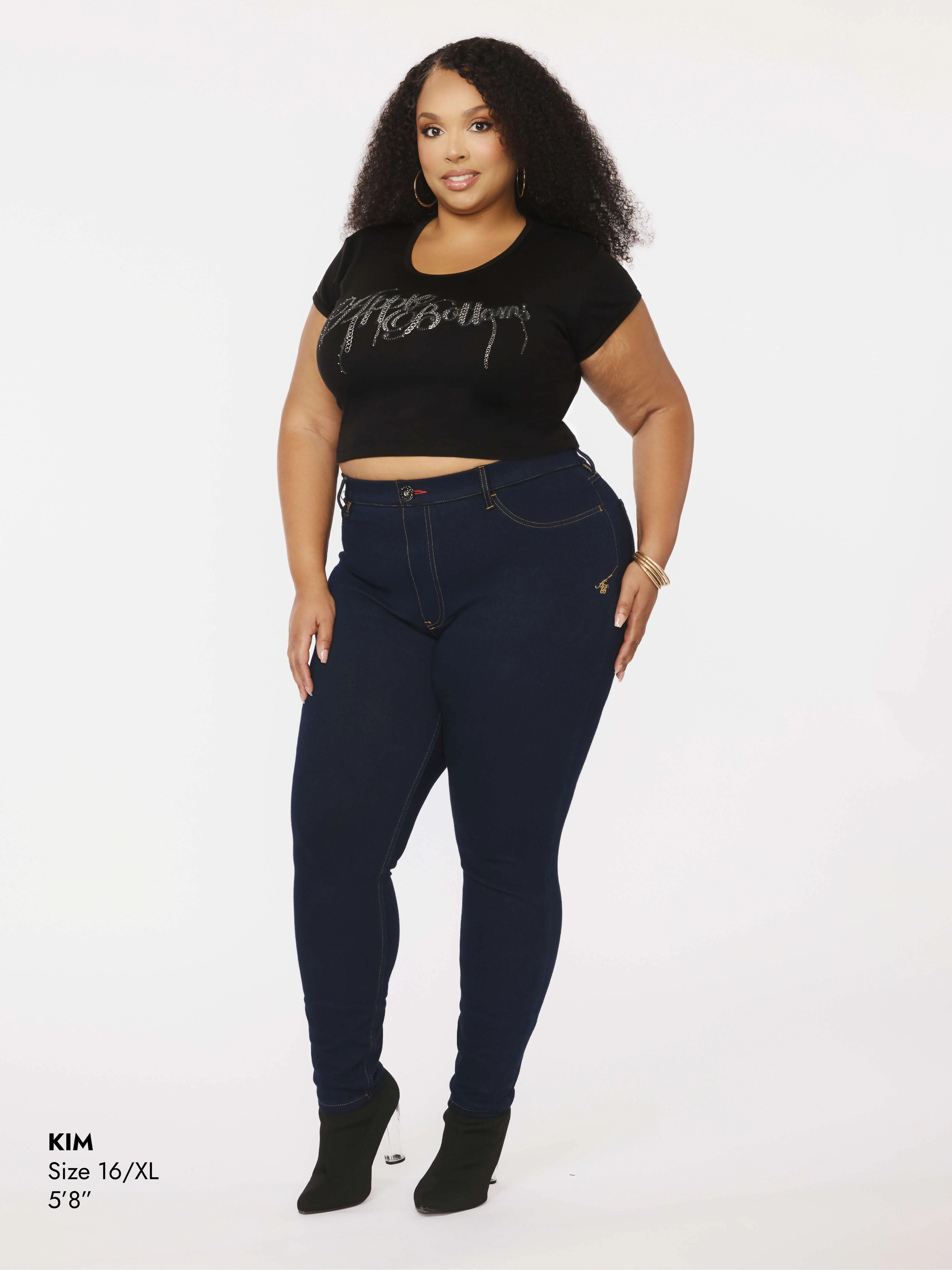 Chain Reaction Baby Tee - Black - Image 6