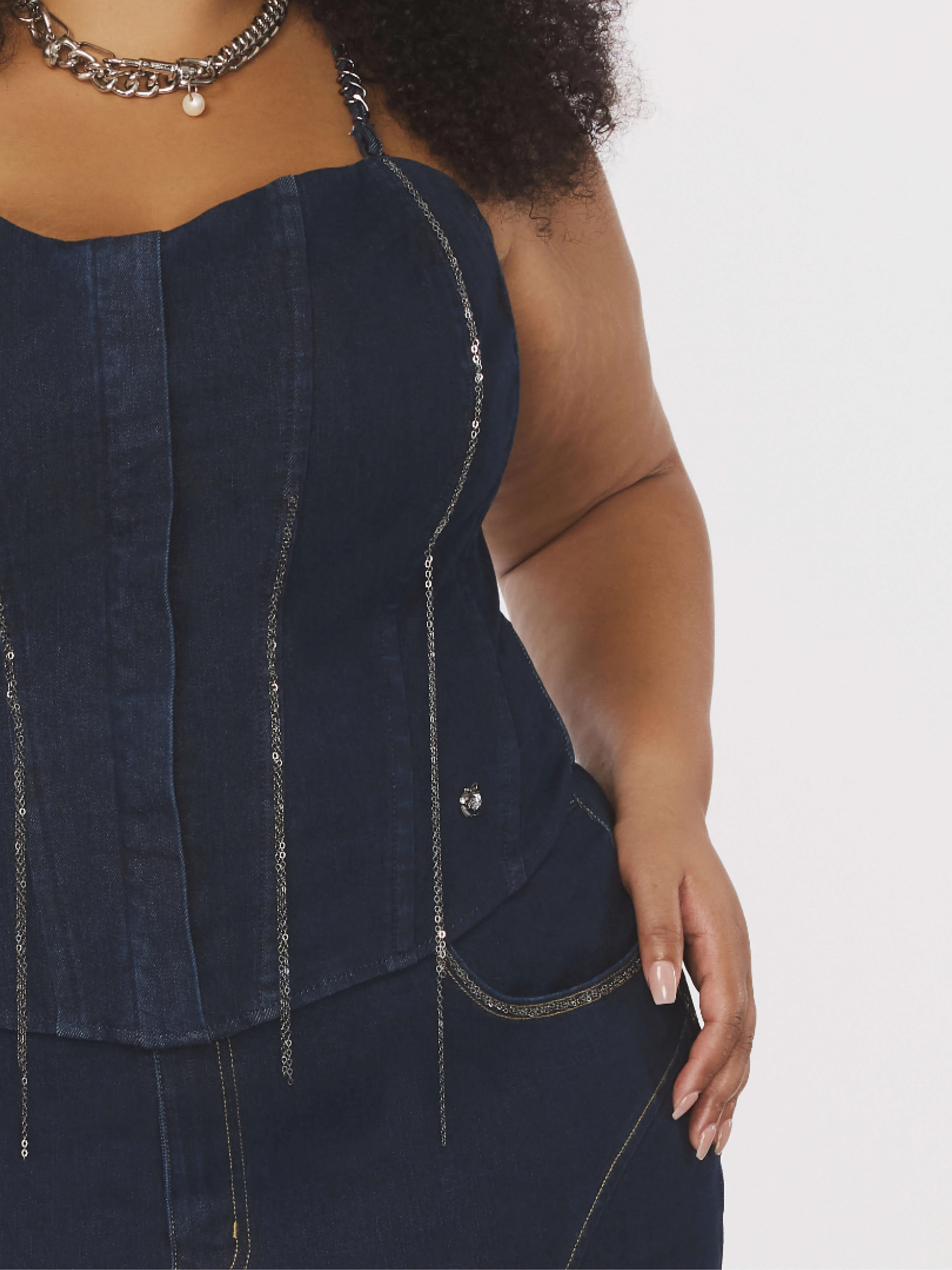 Chain Link Bustier - Image 13