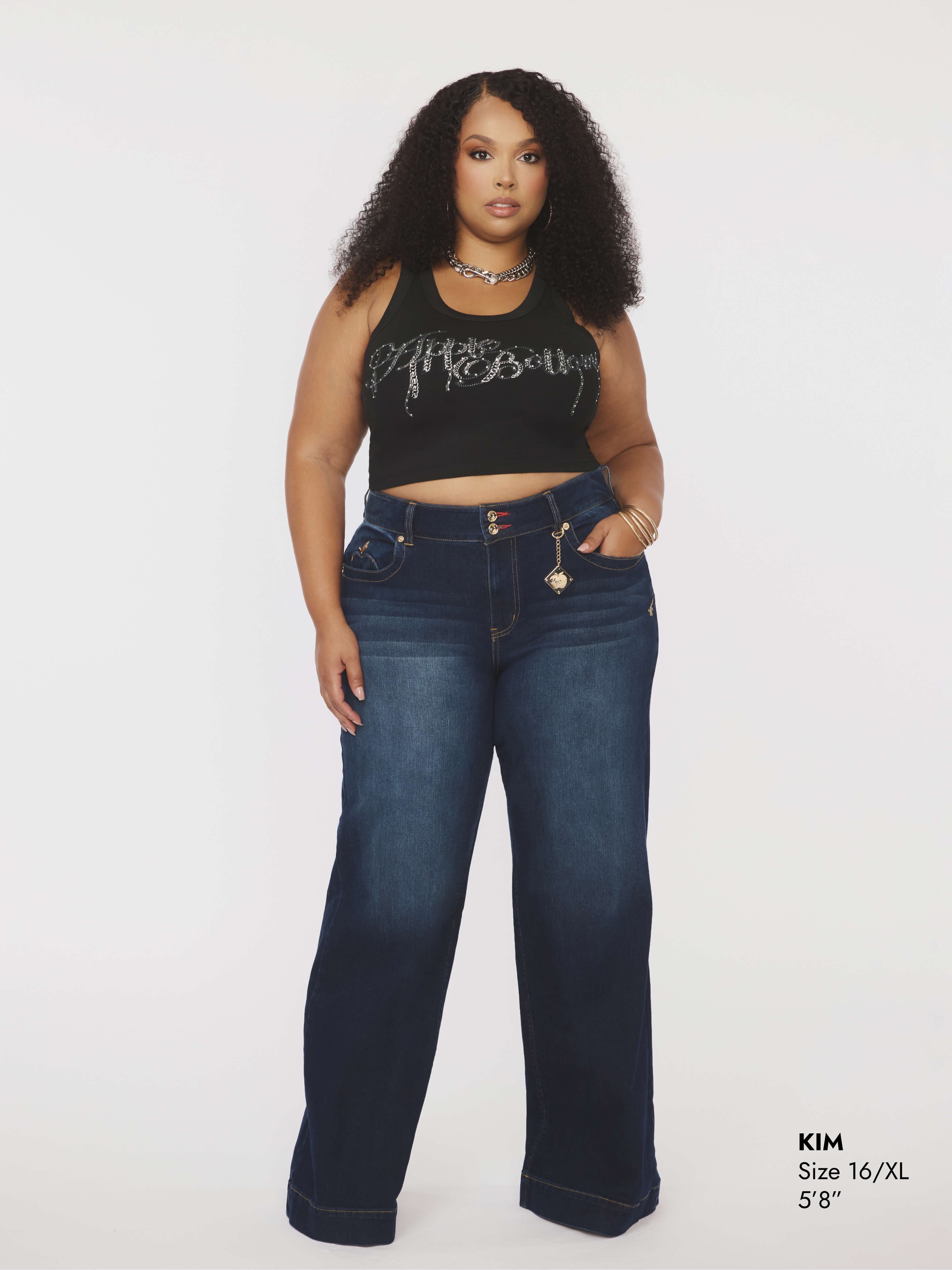 Forbidden Fit Wide Leg Jeans - Medium Wash - Image 6