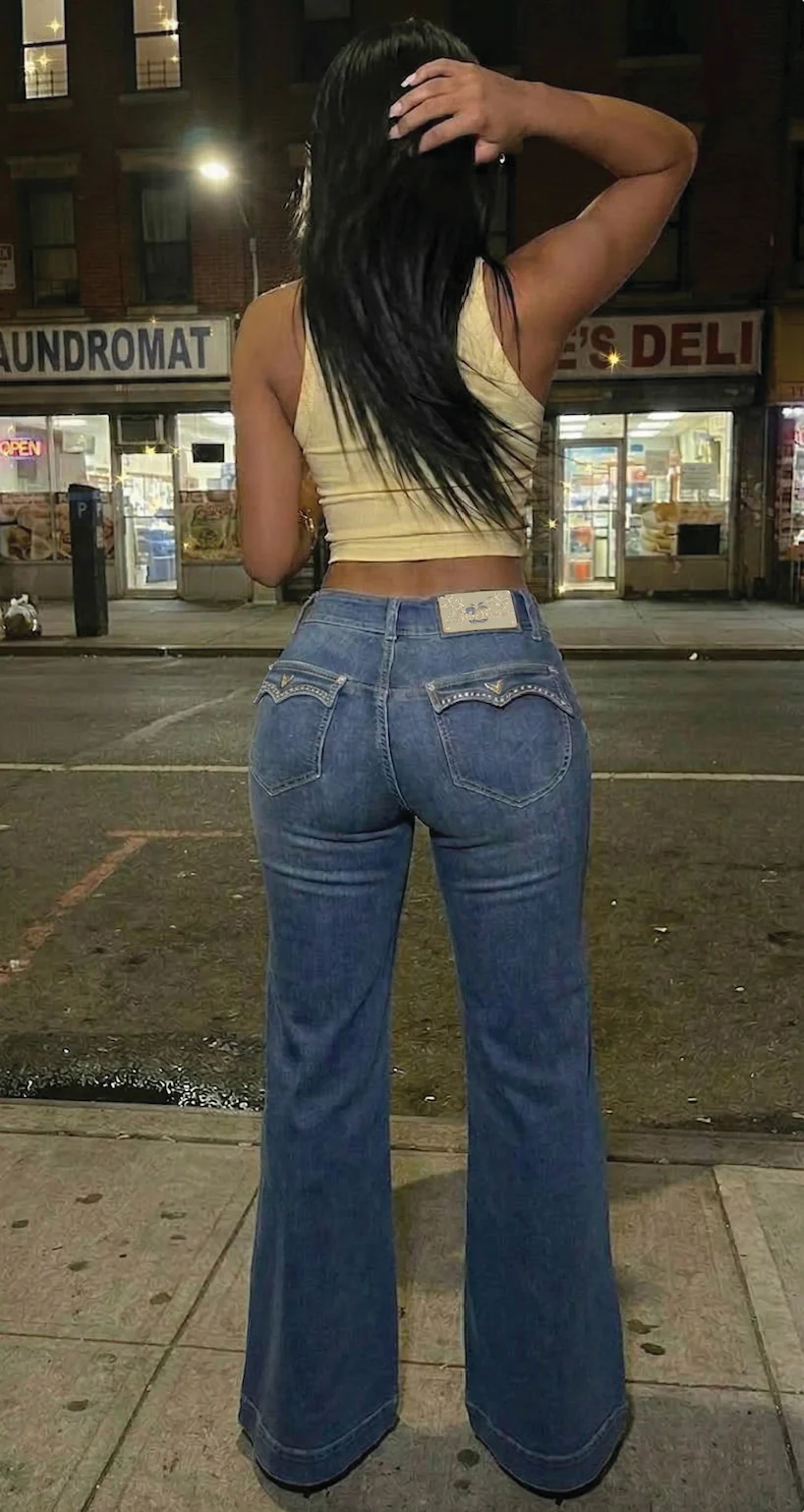 Forbidden Fit Wide Leg Jean - Savage Wash - Image 5