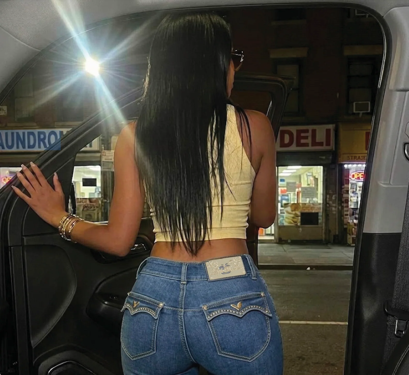 Forbidden Fit Wide Leg Jean - Savage Wash - Image 6