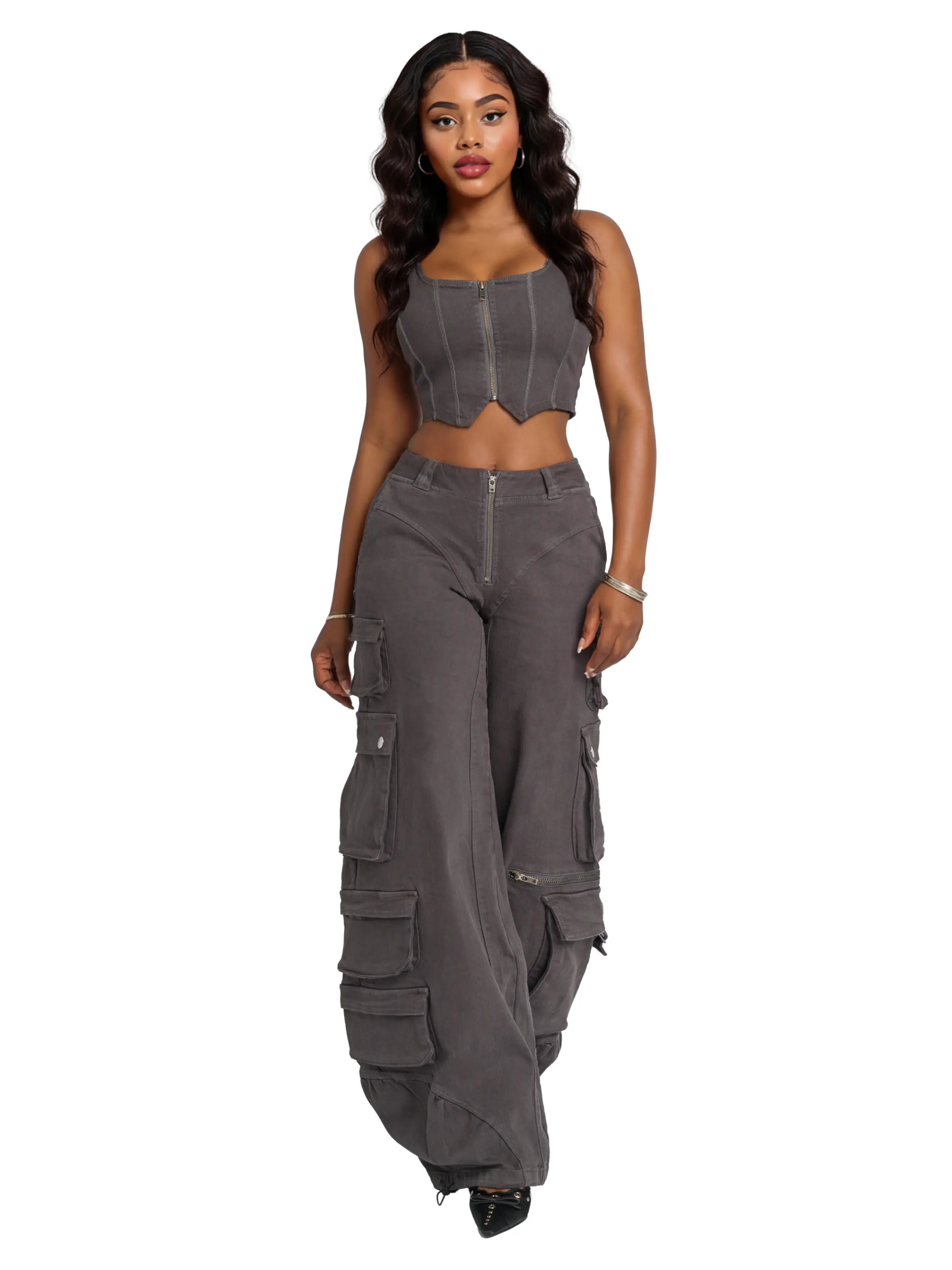 Low-Rise Twill Cargo Pant - Image 9