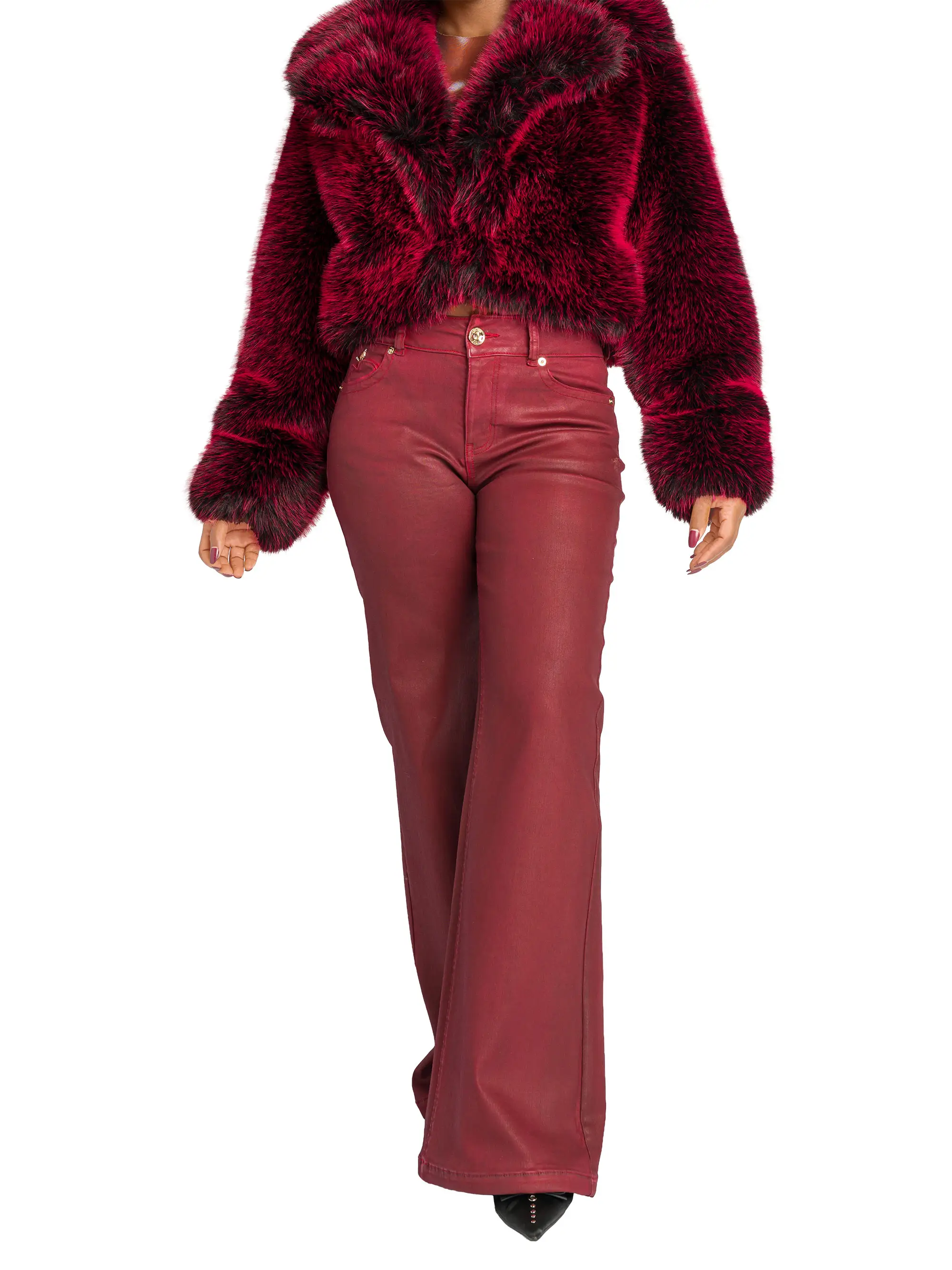 Low-Rise Wide-Leg Jean - Red Delicious - Image 9