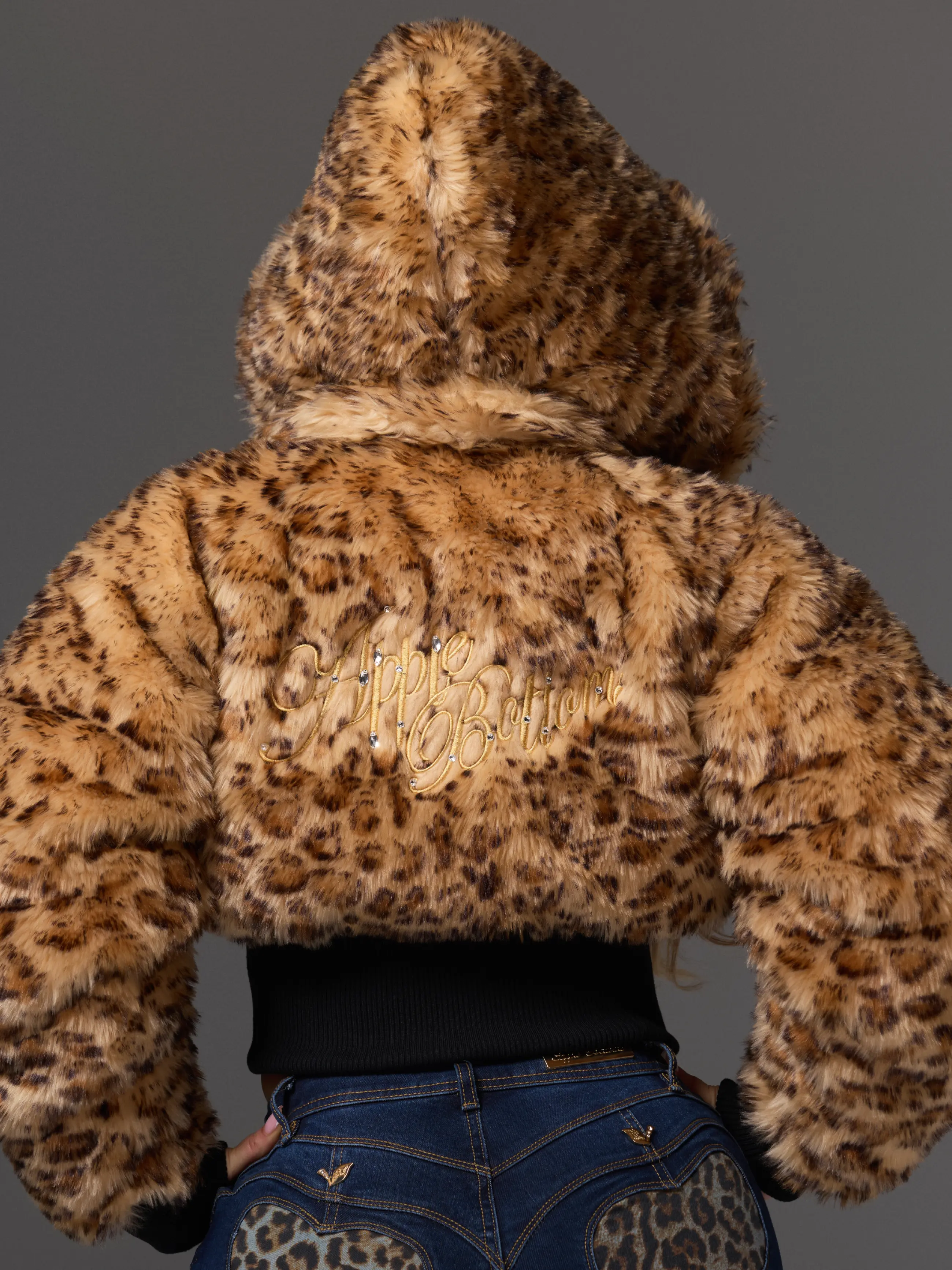 Reversible Fur/Nylon Puffer - Image 6